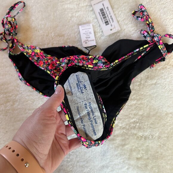 NWT Nikki Neon Floral Bikini Bottom Beach Joy in women's plus size 3XL - Picture 10 of 11